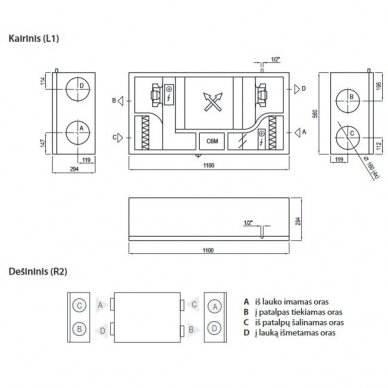 Komfovent Domekt CF 250 F C6M рекуператор 2