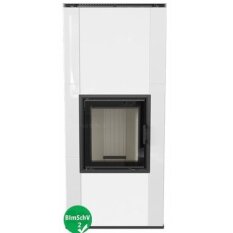 Krāsns Kratki NADIA8, ar baltiem podiņiem, 7kW 2