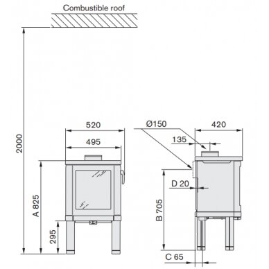 Печь NIBE Contura 52 1