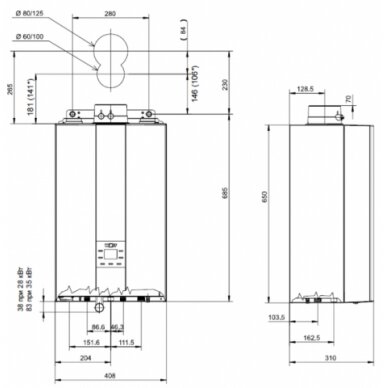 Wolf FGB 28 (28кВт) конденсационный подвесной котел 1