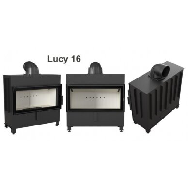 Kamīns Kratki Lucy, 16 kW 1